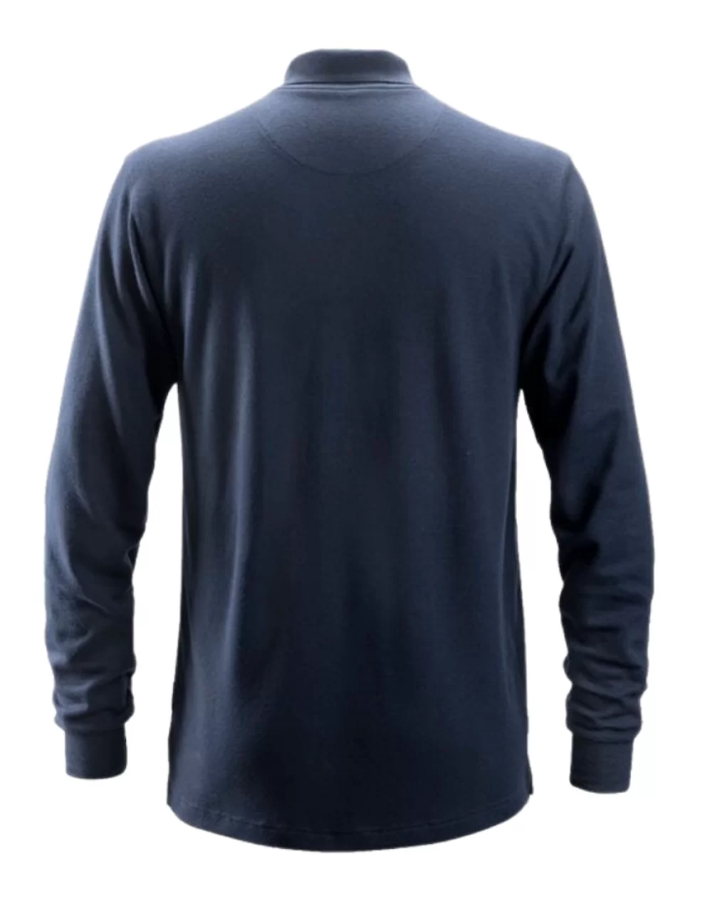 FLAME RETARDANT LONG SLEEVE POLO T-SHIRT NAVY BLUE