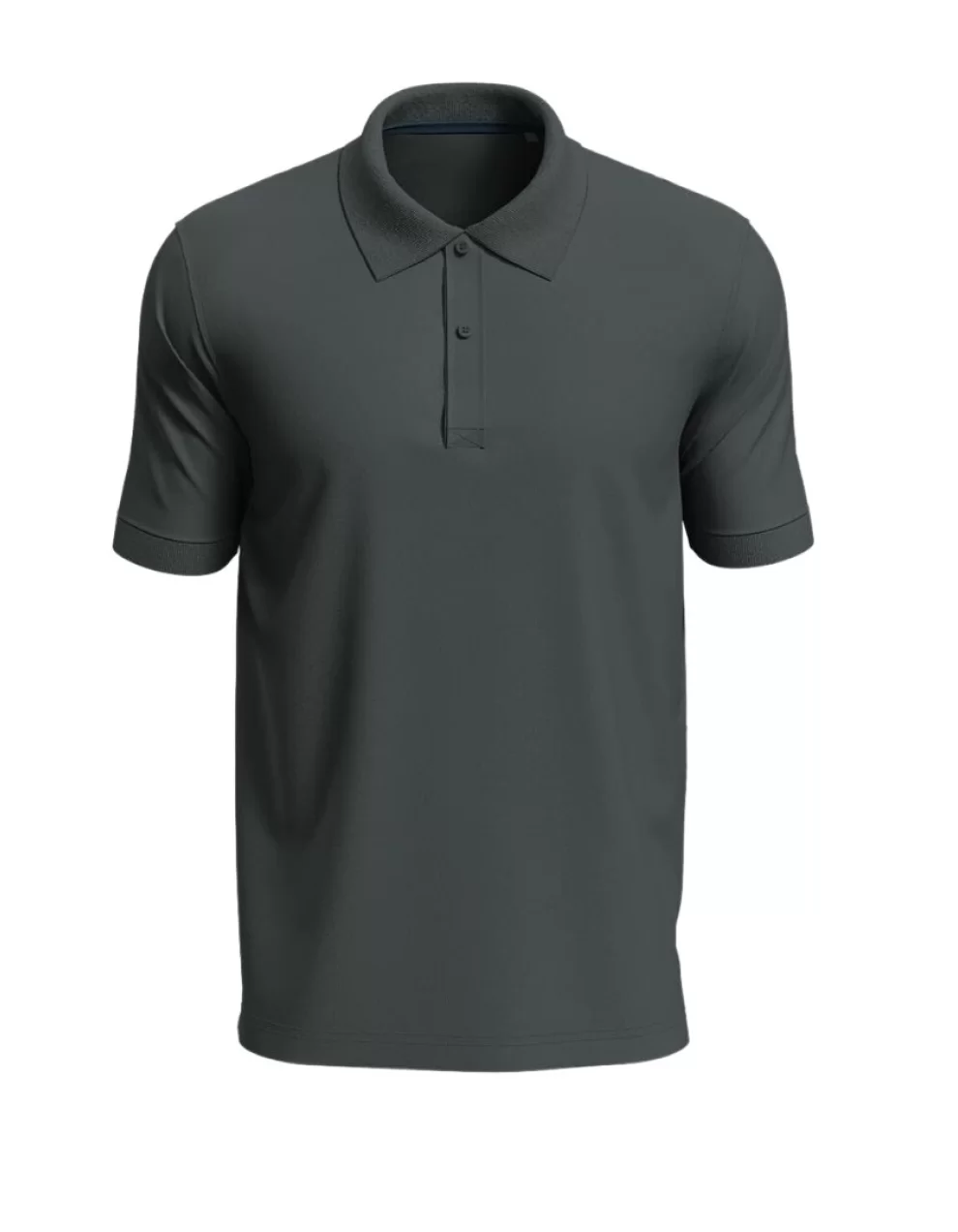 UNISEX POLO T-SHIRT GREY